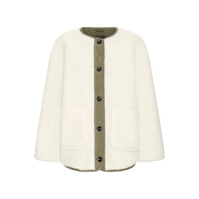 Wintermantel B.YOUNG "Damen Jacke BYCOTTY", Damen, Gr. 36, beige (birch mix), Obermaterial: 100% Polyester PES., Mäntel Wintermantel