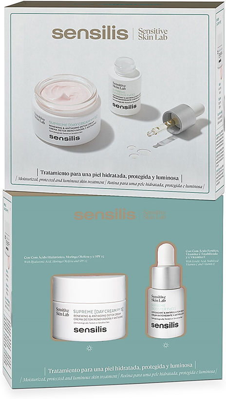 Sensilis Creme De Dia Supremo SPF15 Estojo 2 unid.