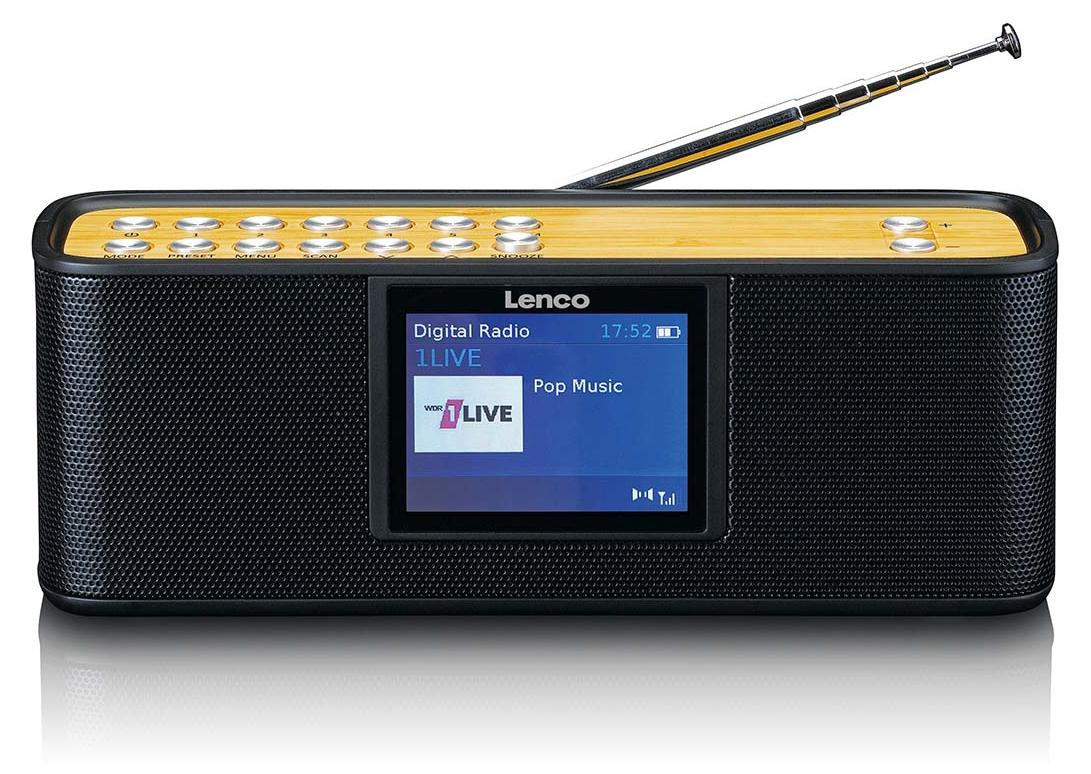Lenco DAB+ Radio PDR-045BK, zwart