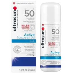 ULTRASUN Active Transparent Gel SPF 50 150 ml
