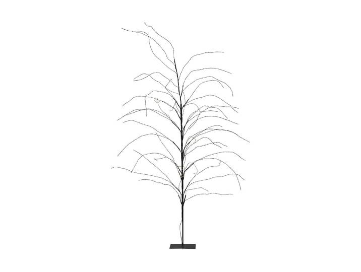 Künstlicher Weihnachtsbaum Trading Baum Reedy , schwarz, B:60cm H:180cm Ø:60cm, Weihnachtsbäume, Künstlicher Weihnachtsbaum