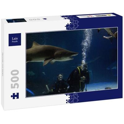 Lais Puzzle Taucher mit Haien 500 Teile