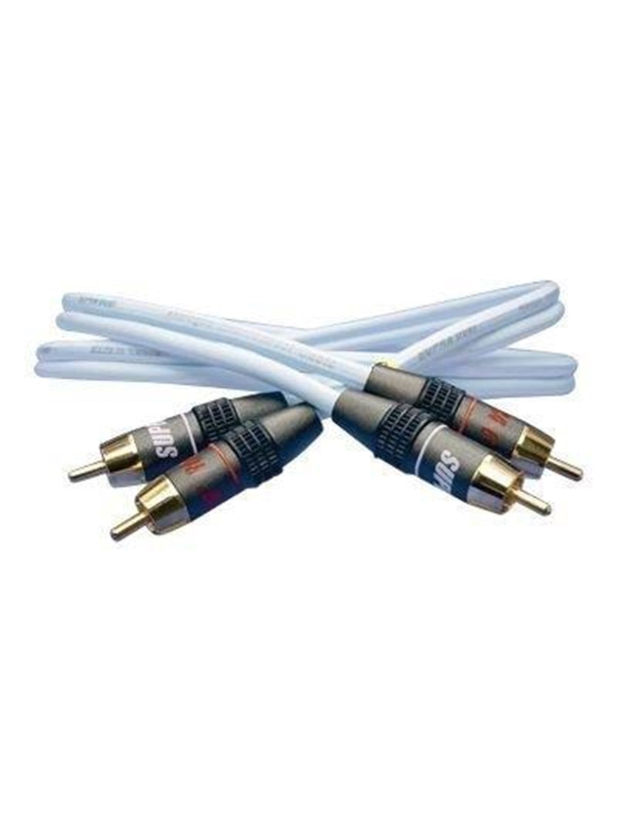 Supra Dual-RCA - audio cable - 1 m