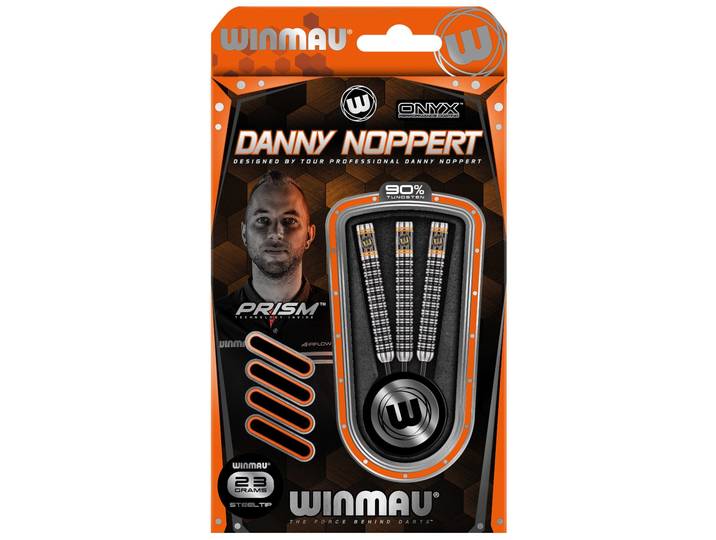Winmau Danny Noppert - Darts - 25gr 90% Nickel Tungsten - Onyx Coating