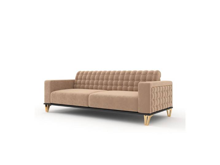 Möbeldreams Chesterfield-Sofa Chesterfield Sofa 3er Sofa * Schlaffunktion * Modern *GRATIS-KISSEN*