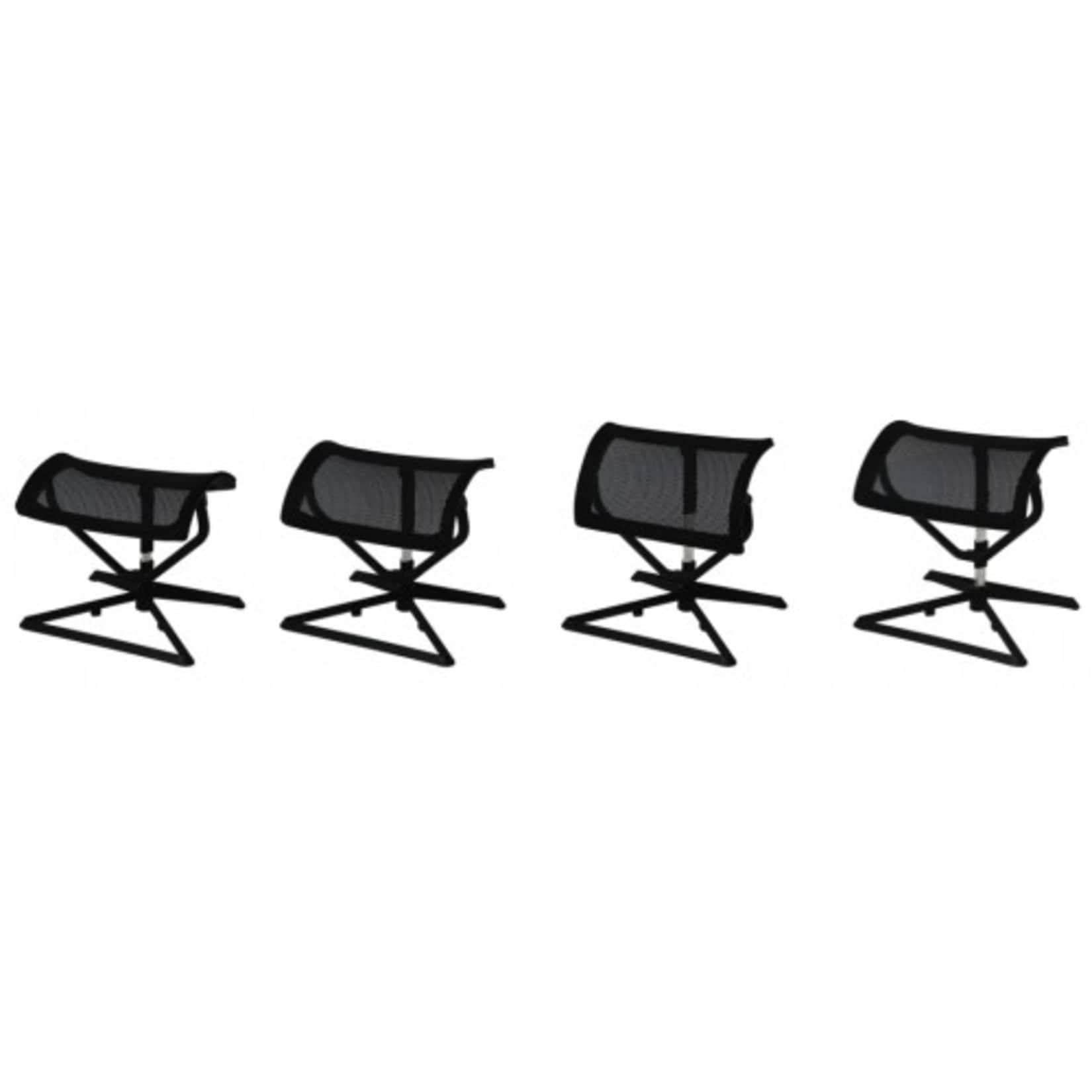 KADIMA DESIGN Ergonomische Fußauflage: Netzbezug, höhen-/neigungsverstellbar, Nylon-Polyamid, montiert geliefert.