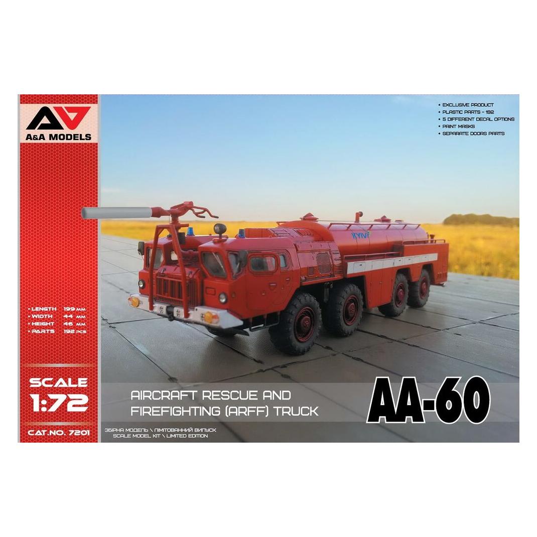 A&A Models AA-60 Aircraft Rescue & Firefighting (ARFF) Truck (AAM7201)