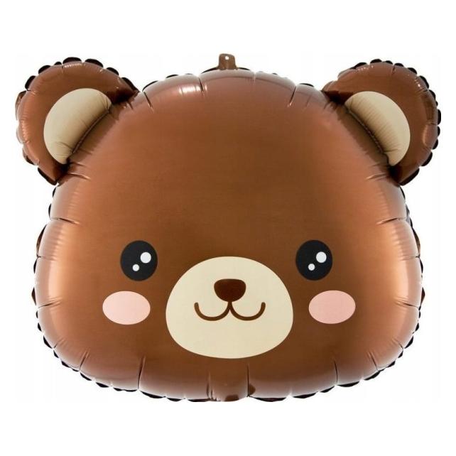 GoDan Folienballon Teddybärkopf 48x38cm (1x) (5902973184112)