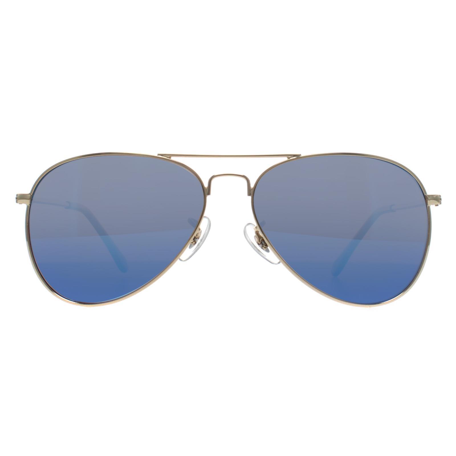 Prive Revaux Aviator Unisex Palladium Blauw Gradiënt Commando Mini