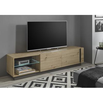 Lowboard HOME AFFAIRE "CLAiR Lowboard 32", braun (eiche artisan), B:188cm H:46cm T:40cm, Sideboards, Lowboard, Breite 188 cm