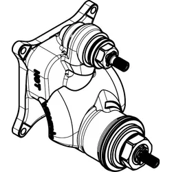 Hansgrohe Funktionsblock kpl. MTC 90 Grad, 92760000 92760000