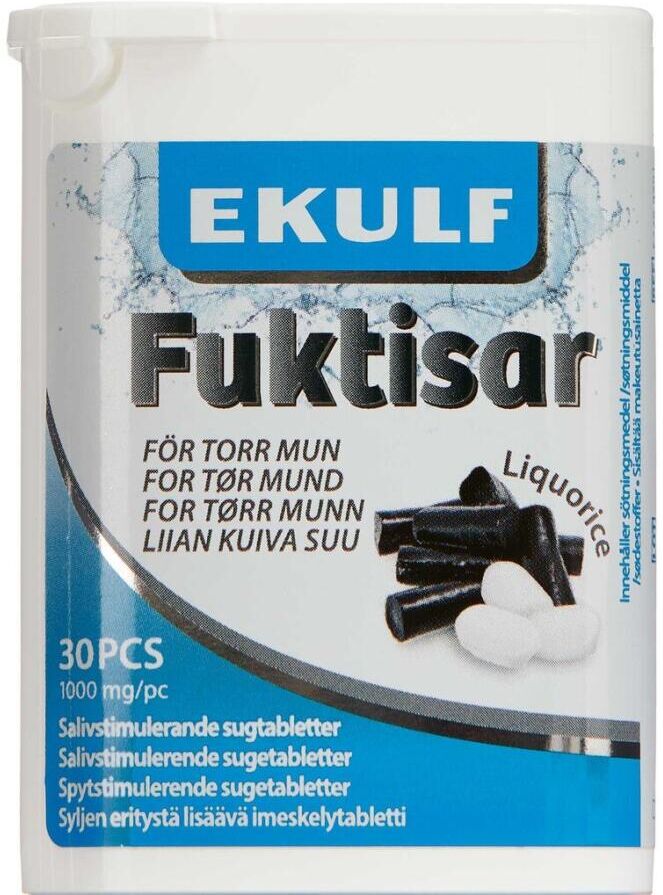 Ekulf Fuktisar Liquorice Medicinsk udstyr 30 stk