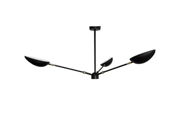 Watt & Veke Suspension plafonnier Spoon laiton noir mat
