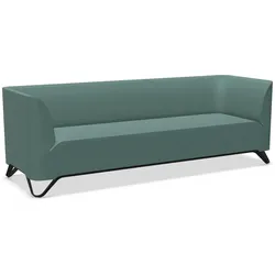 Profim Softbox 31 Sofa 3-Sitzer mit Armlehnen, Kufengestell frei konfigurierbar