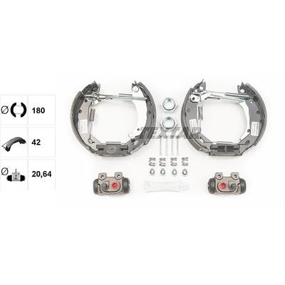 Textar Bremsbackensatz [Hersteller-Nr. 84031803] für Peugeot