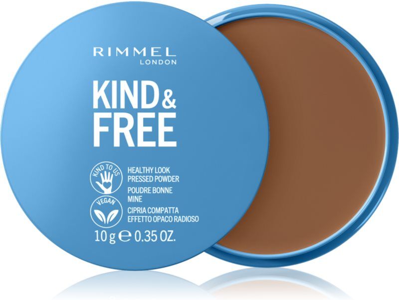 Rimmel Kind & Free Pressed Powder mattifying powder shade 50 Deep 10 g