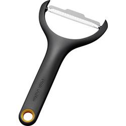 Fiskars 1079909 FF Julienneschäler, Y-Schäler für feine Gemüsestreifen, Schwenkbare Klinge