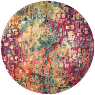 SAFAVIEH Monaco Shiloh Boho Abstract Modern Watercolor Area Rug