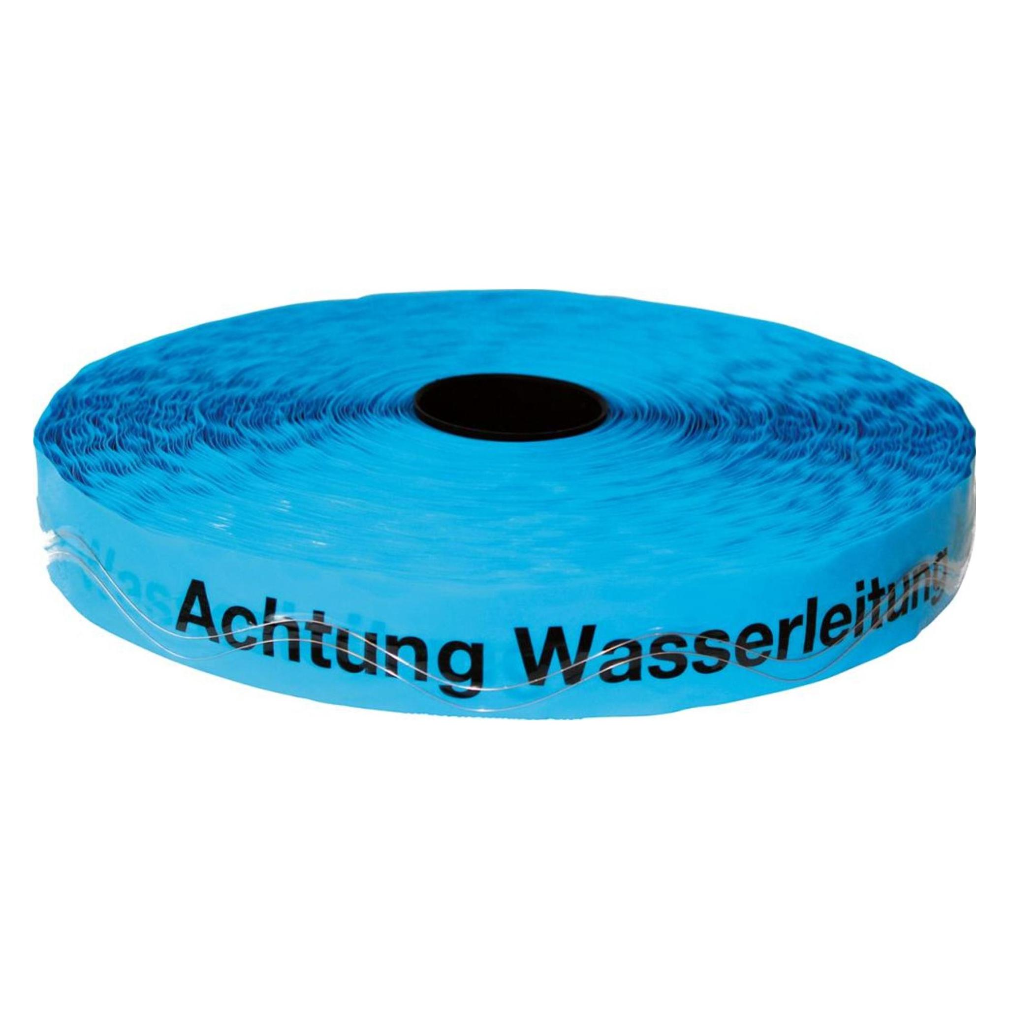 Kelmaplast Ortungsband 250m Achtung Wasserleitung blau (4022153610192)
