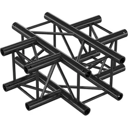 Milos Pro-30 Square G Truss - Cross 4-way QCV41 - 90° corner - heavy duty - black - G