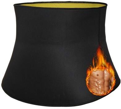 Uplift Picks HeatForm Mens Waist Trainer Sweat Belt Sauna Trimmer gray s