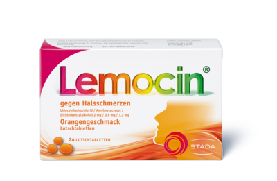 STADA Consumer Health Deutschland GmbH LEMOCIN gegen Halsschmerzen Orangengeschmack Lut. 24 St 17537371