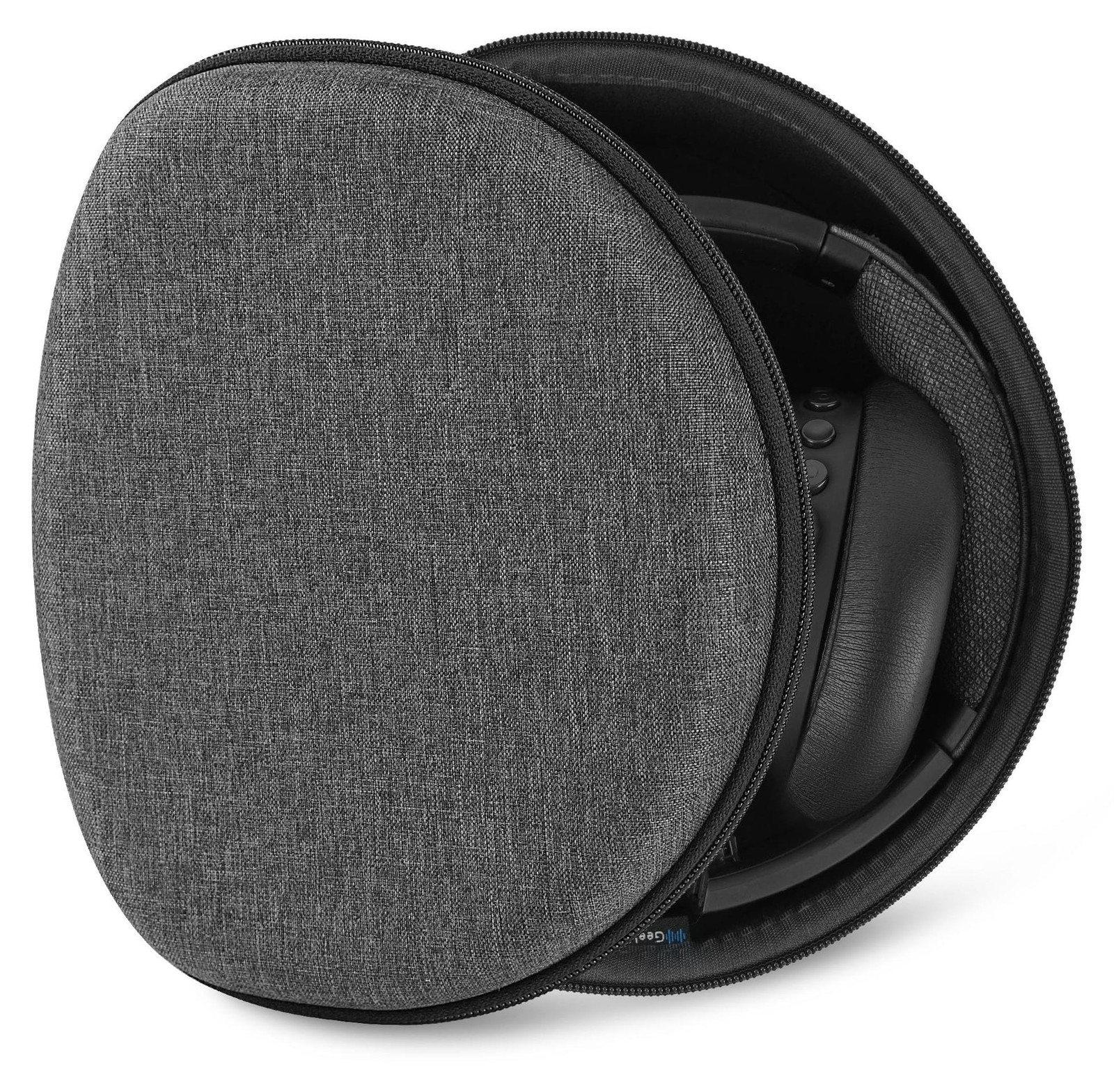 Merkloze beschermcase voor Skullcandy hoofdtelefoon - Hard reis etui met kabelopslag