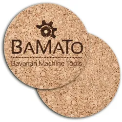 BAMATO Kork Untersetzer mit Lasergravur