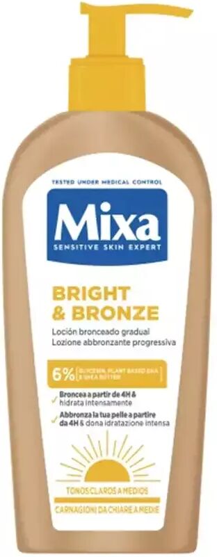Mixa Bright & Bronze Gradual Tanning Lotion 250 ml