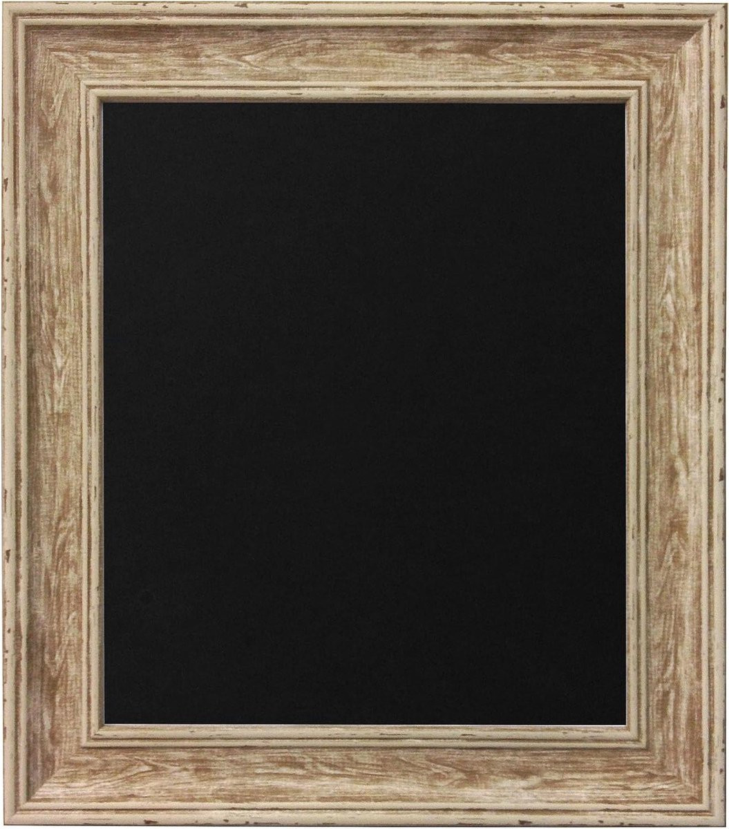 Houten Fotolijst in Antiek Design - Zwart - A1