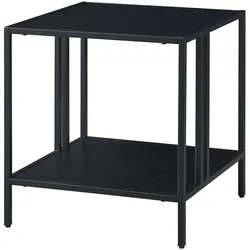Helloshop26 - Beistelltisch Stahl 47 x 45 x 45 cm schwarz