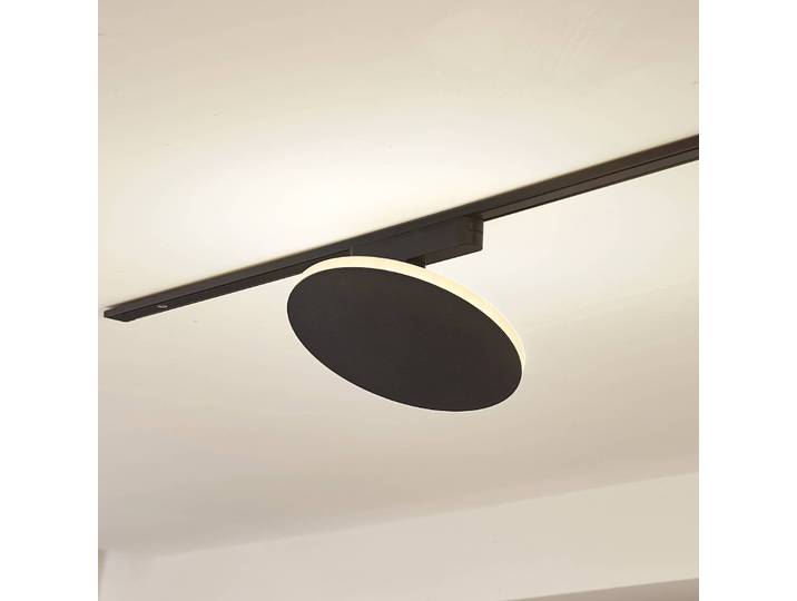Lindby LED-Schienenlampe Lumaro, schwarz, Alu, 48V, dimmbar Lumaro 48V Lindby,, schwarz, für Wohn- / Esszimmer, Aluminium, Modern