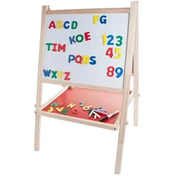 Engelhart Schul-/Whiteboard aus Holz mit Holzmagneten, 88 x 54 x 43 cm