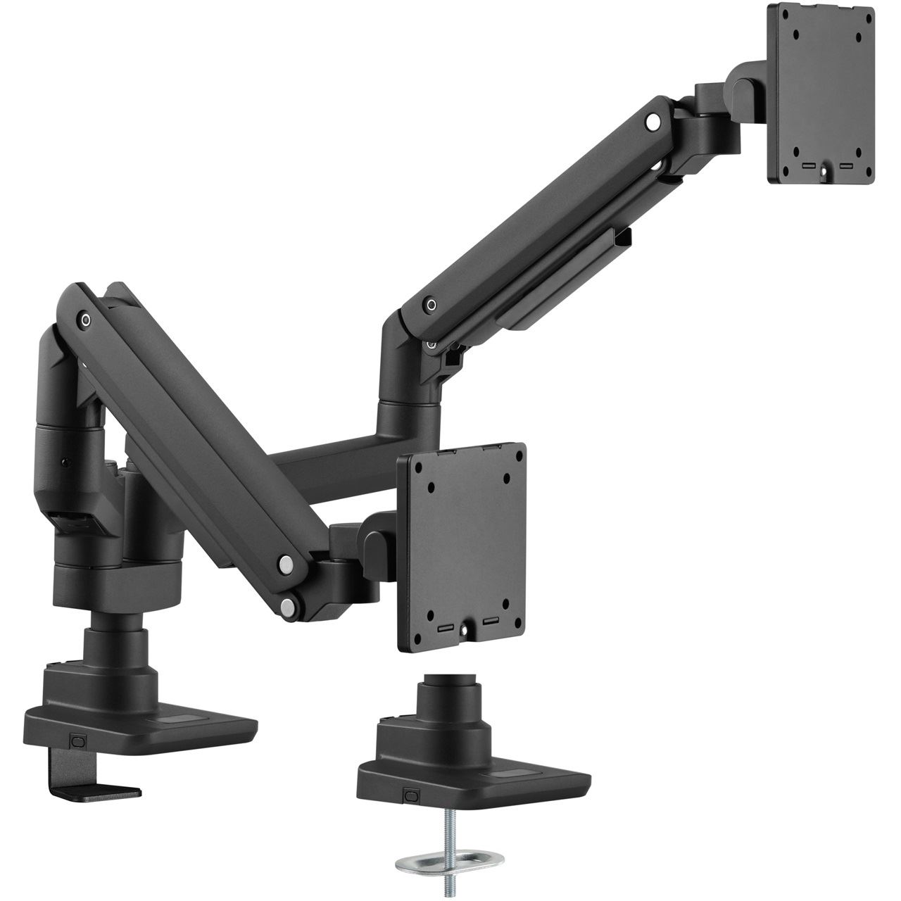 Equip Tischhalterung 17"-35"/ 2TFT je 20kg 360° Gasfeder sw