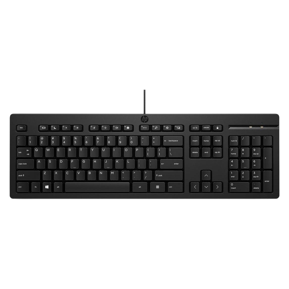 HP 125 G2 USB Wired Keyboard (NO) (DE, Kabelgebunden) (AY2Y7AA#UUW)