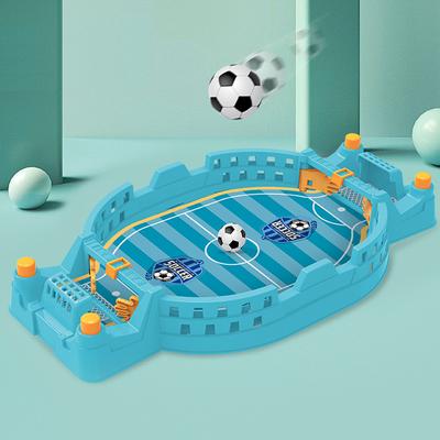 Mini Tabletop Football Game Interactive Mini Foosball Game For Family Fun & Friendly Competition blue