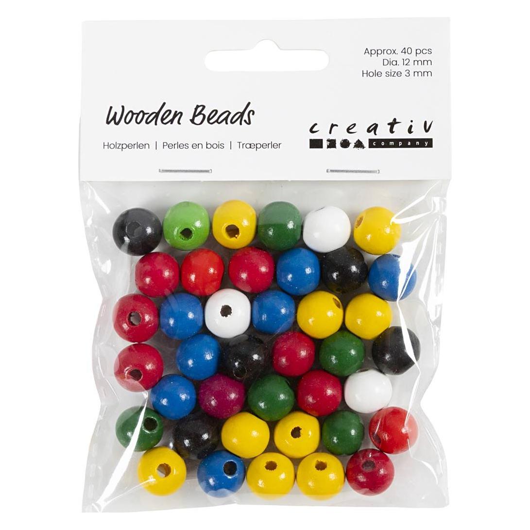Creativ Company Wooden Beads Mix (5707167192825)
