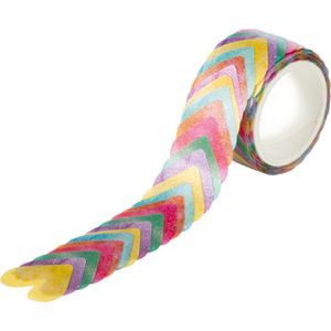 Folia Sticker 26503 Washi-Sticker Herzen, bunte Herzsticker, farbig sortiert, 200 Aufkleber, 200 Stück