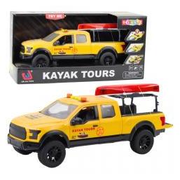 Lean Toys Lean Geländewagen Kajaktransport Lichter Geräusche Gelb (66583635)