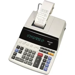 Sharp, Taschenrechner, Druckender Bürorechner EL-2607 V 12-stellig (Netzbetrieb)
