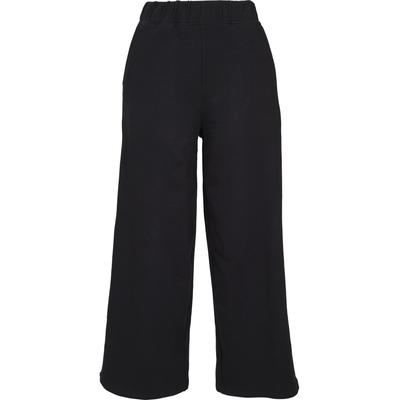 Bequeme Jeans URBAN CLASSICS "Urban Classics Damen Ladies Culotte", Damen, Gr. XS, US-Größen, schwarz, 95% Baumwolle, 5% Elasthan, unifarben, Jeans