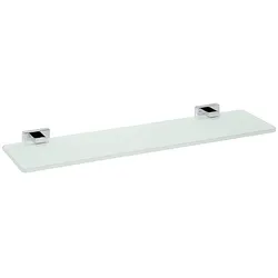 Brillantbad BASA Glasablage Messing Milchglas Chrom 520x35x139 mm für Bad & WC >> zum Bohren
