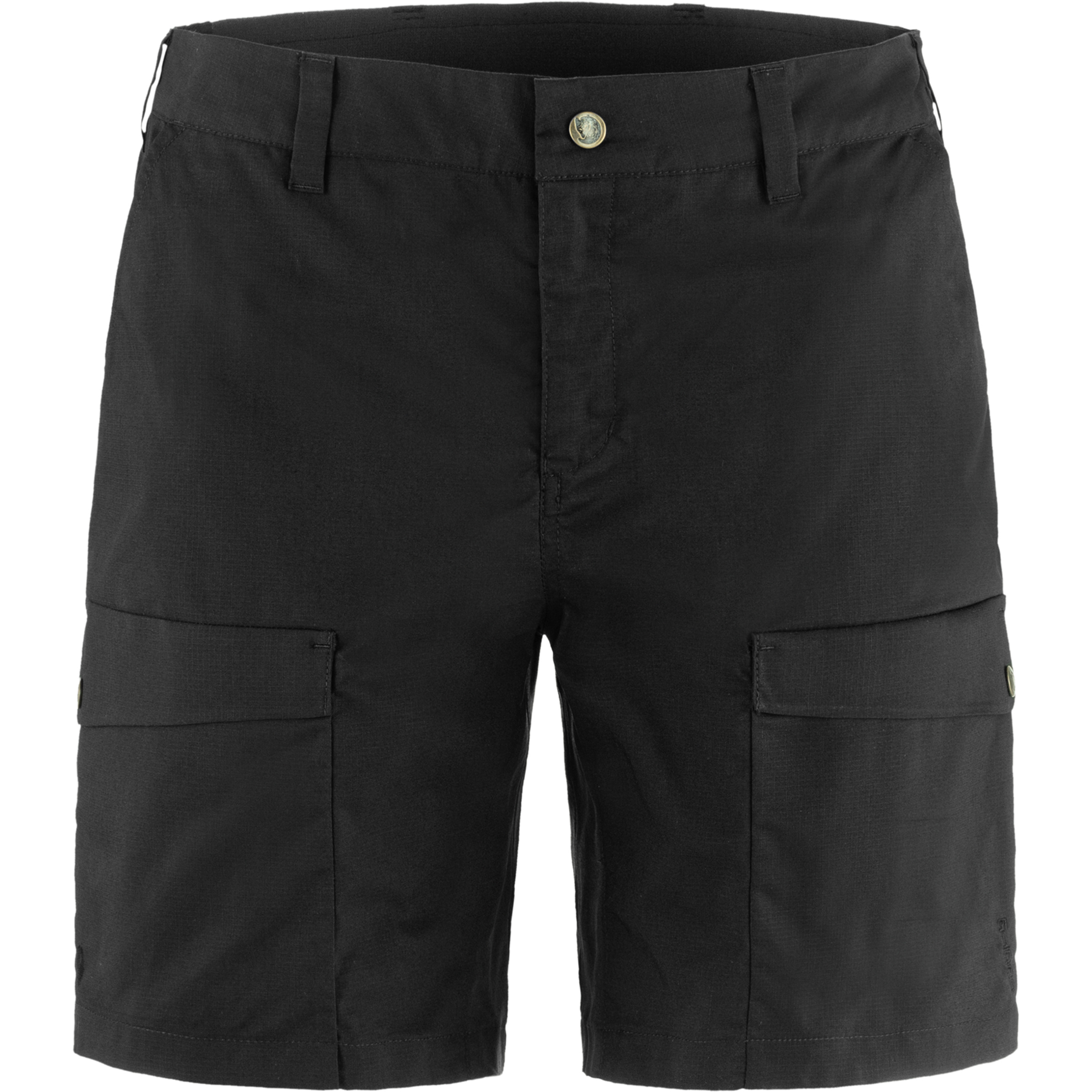 Fjällräven Abisko Hybrid Trail Damen Kurze Hosen schwarz Größe S Camping Windabweisend Wasserabweisend