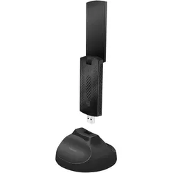 LogiLink WL0247 Netzwerkkarte WLAN 1300 Mbit/s (USB), Netzwerk Adapter, Schwarz