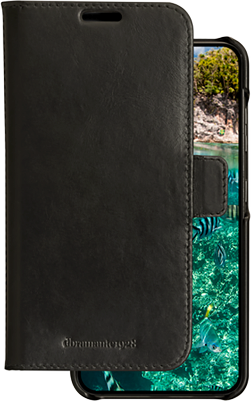 Samsung Galaxy S23 dbramante1928 Lynge Ægte Læder Magnet Flip Cover - Black
