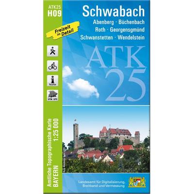 ATK25-H09 Schwabach (Amtliche Topographische Karte 1:25000), Sonstige von , Landesamt für Digitalisierung, Breitband und Vermessung, Bayern,