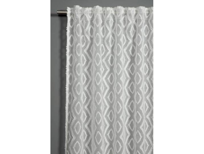 Sehlbach Fertiggardine mit Gardinenband, Scherli, Weiß, 140 x 245 cm Gardinen, Lichtdurchlässig, Blickdicht, Perfekter Faltenwurf, Öko-Tex Zertifiziert, Individuell Anpassbar