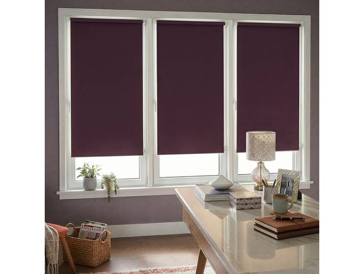 Verdunkelungsrollo Tenebra 125x160 cm, lila/aubergine