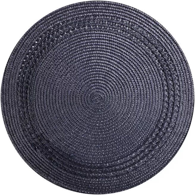 INF Ensemble de 8 sets de table, sets de table en PVC pour table à manger Bleu