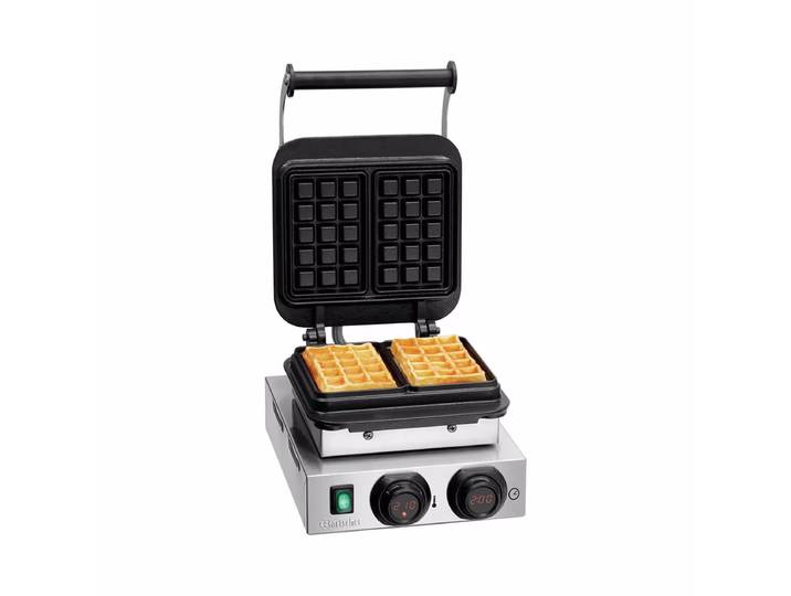 Bartscher MDI 1BW160-101 Waffeleisen – Diverse Gastro Küchengeräte – edelstahl / schwarz
